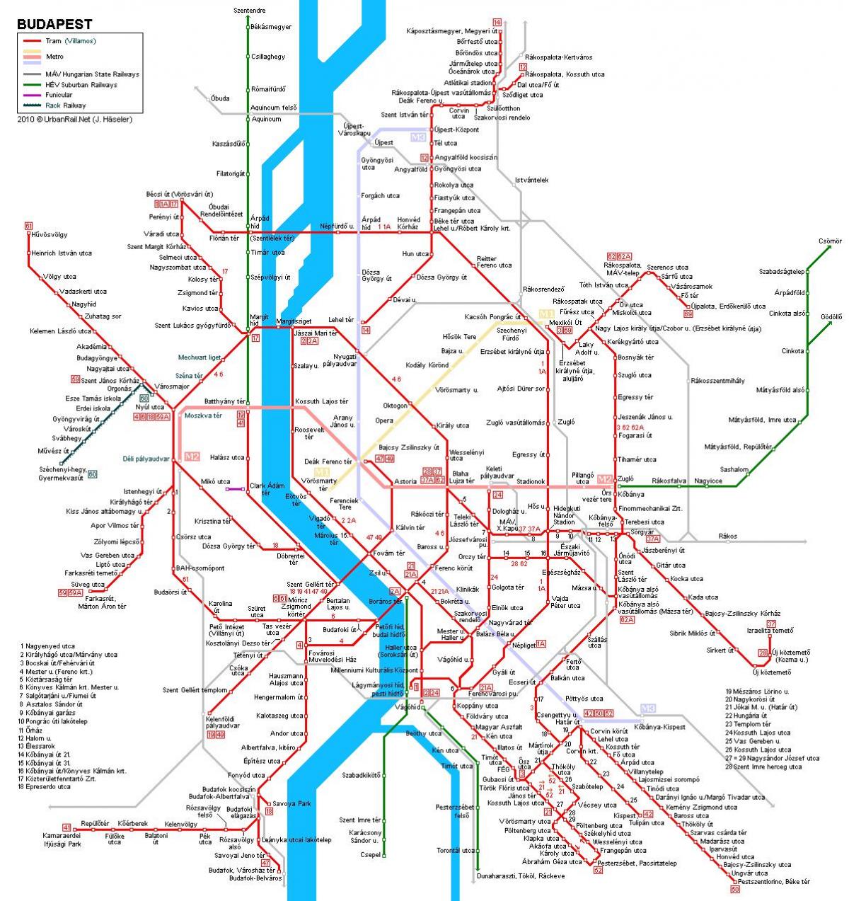 budapest peta bawah tanah