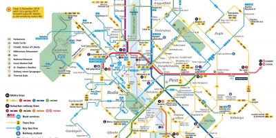 Peta budapest awam pengangkutan