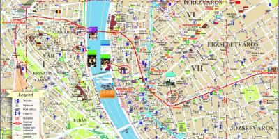 Jalan peta pusat bandar budapest