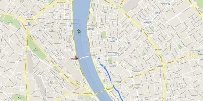 Peta vaci jalan budapest